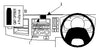 ProClip Fahrzeughalter für Rechtslenker 654717 - Mittelbefestigung - Isuzu N-series 08-25, Chevrolet W-series 08-18