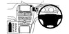 ProClip Fahrzeughalter für Rechtslenker 654730 - Mittelbefestigung - Ford Territory 12-14