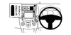 ProClip Fahrzeughalter für Rechtslenker 654853 - Mittelbefestigung - Toyota RAV 4 11-12
