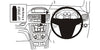 ProClip Fahrzeughalter für Rechtslenker 654874 - Mittelbefestigung - Holden Mokka 13-16, Vauxhall Mokka 13-16