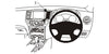 ProClip Fahrzeughalter für Rechtslenker 654895 - Mittelbefestigung - Nissan Pathfinder 13-21
