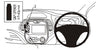 ProClip Fahrzeughalter für Rechtslenker 654942 - Winkelbefestigung- NICHT für Modelle mit R-Link - Renault Captur 14-17
