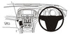 ProClip Fahrzeughalter für Rechtslenker 654951 - Winkelbefestigung - Vauxhall Cascada 14-15, Holden Cascada 14-20
