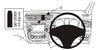 ProClip Fahrzeughalter für Rechtslenker 654993 - Mittelbefestigung - Nissan Qashqai 14-21, Nissan X-Trail 14-21