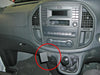 ProClip Fahrzeughalter für Rechtslenker 655063 - Winkelbefestigung- NICHT für Modelle mit Getränkehalter. - Mercedes Benz Vito 15-23
