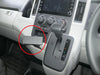 ProClip Fahrzeughalter für Rechtslenker 655831 - Mittelbefestigung, niedrig - Toyota HiAce 20-25