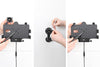 Gerätehalter 713387 mit Ladefunktion - für Smartphones - Samsung Galaxy Tab Active 3 SM-T570/SM-T575, Samsung Galaxy Tab Active 5 SM-X300/SM-X306B