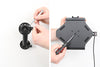 Gerätehalter 727384 mit Ladefunktion - für Tablets - Samsung Galaxy Tab S10 FE SM-X520, Samsung Galaxy Tab S9 FE SM-X51x