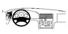 ProClip Fahrzeughalter 802345 - Linksbefestigung - Mercedes Benz C-Klasse (180-320) 93-99