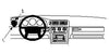ProClip Fahrzeughalter 802408 - Linksbefestigung - Volvo V70 97-00, Volvo C70 97-05, Volvo S70 97-00