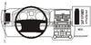ProClip Fahrzeughalter 803179 - Linksbefestigung - Volkswagen Touareg 03-09, Volkswagen Touareg 04-10