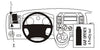 ProClip Fahrzeughalter 803278 - Linksbefestigung - Volkswagen Caravelle 04-09, Volkswagen T5 Transporter/Pickup 03-09