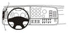 ProClip Fahrzeughalter 803332 - Linksbefestigung - Peterbilt Model 357 00-15, Peterbilt Model 378 00-07, Peterbilt Model 379 00-07 und weitere
