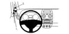 ProClip Fahrzeughalter 804300 - Linksbefestigung - Mitsubishi Colt 09-14
