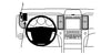 ProClip Fahrzeughalter 804403 - Linksbefestigung - Ford Taurus 10-17