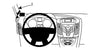 ProClip Fahrzeughalter 804621 - Linksbefestigung - Ford Focus 12-18, Ford Focus 11-18