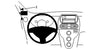 ProClip Fahrzeughalter 804670 - Linksbefestigung - Mitsubishi i-MiEV 10-17, Peugeot iOn 10-17, Citroen C-Zero 10-17