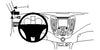 ProClip Fahrzeughalter 804688 - Linksbefestigung - Hyundai Veloster 12-18