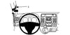 ProClip Fahrzeughalter 804736 - Linke Montierung, hoch- NICHT für Modelle mit A-Säulen-Griff - Volkswagen T5 Transporter/Pickup 10-15, Volkswagen Caravelle 10-15