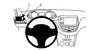 ProClip Fahrzeughalter 804765 - Linksbefestigung - Peugeot 2008 14-19, Peugeot 208 12-19