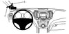 ProClip Fahrzeughalter 804835 - Linksbefestigung - Hyundai Grand Santa Fe 13-18, Hyundai Santa Fe 13-18