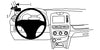 ProClip Fahrzeughalter 804860 - Linksbefestigung - Renault Clio IV 13-19