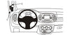 ProClip Fahrzeughalter 804882 - Linksbefestigung - Fiat 500 L 13-22