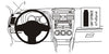 ProClip Fahrzeughalter 804905 - Linksbefestigung - Subaru Levorg 16-21, Subaru Forester 13-17