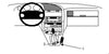 ProClip Fahrzeughalter 832351 - Konsolenbefestigung - BMW 3-series E36 91-98