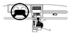 ProClip Fahrzeughalter 832383 - Konsolenbefestigung NUR in Kanada - Jeep Sahara 97-02, Jeep Wrangler 97-02