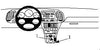 ProClip Fahrzeughalter 832477 - Konsolenbefestigung - Saab 900 94-98, Saab 9-3 98-02