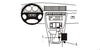 ProClip Fahrzeughalter 832629 - Konsolenbefestigung - Audi S4 Limo 95-00, Audi A4 Avant 95-01, Audi S4 Avant 95-01 und weitere