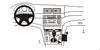 ProClip Fahrzeughalter 832801 - Konsolenbefestigung, abgewinkelt - BMW 3-series M3 E46 99-05, BMW Compact 01-07, BMW 3-series M3 E46 98-04
