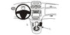 ProClip Fahrzeughalter 832924 - Konsolenbefestigung - Citroen C3 02-04, Citroen Pluriel 03-04