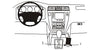 ProClip Fahrzeughalter 832968 - Konsolenbefestigung, abgewinkelt - Acura MDX 01-06