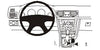 ProClip Fahrzeughalter 833079 - Konsolenbefestigung - Opel Vectra C 02-05, Opel Signum 03-08