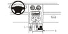 ProClip Fahrzeughalter 833472 - Konsolenbefestigung - Jeep Cherokee 02-08, Jeep Liberty 02-07
