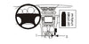 ProClip Fahrzeughalter 833625 - Konsolenbefestigung - Mercedes Benz CLS-Klasse 05-10