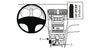 ProClip Fahrzeughalter 833728 - Konsolenbefestigung- NUR für manuelle Verschiebung - Lexus IS Series 06-13