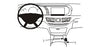 ProClip Fahrzeughalter 833854 - Konsolenbefestigung - Mercedes Benz S-Klasse 06-09