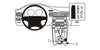 ProClip Fahrzeughalter 833871 - Konsolenbefestigung - Volvo XC70 08-10, Volvo V70 II 08-10, Volvo S80 07-10