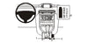 ProClip Fahrzeughalter 833881 - Konsolenbefestigung - Citroen C6 07-13