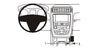 ProClip Fahrzeughalter 833912 - Konsolenbefestigung - Jaguar XK-Series 07-15
