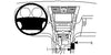 ProClip Fahrzeughalter 834028 - Konsolenbefestigung - Lexus LS Series 07-12