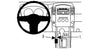 ProClip Fahrzeughalter 834522 - Konsolenbefestigung, links - Nissan Navara 11-15, Nissan King Cab 11-15