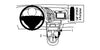 ProClip Fahrzeughalter 834553 - Konsolenbefestigung - Honda CR-Z 11-17