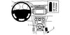 ProClip Fahrzeughalter 834703 - Konsolenbefestigung - Land Rover Range Rover Evoque 12-18