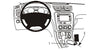 ProClip Fahrzeughalter 834907 - Konsolenbefestigung - GMC Acadia 13-16