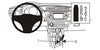 ProClip Fahrzeughalter 834956 - Konsolenbefestigung- NUR für Automatikgetriebe - Toyota Corolla 14-15