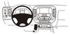 ProClip Fahrzeughalter 834963 - Konsolenbefestigung, links - Chevrolet Silverado 2500/3500 Series 15-19, GMC Sierra 1500 Series 14-18, Chevrolet Silverado 1500 Series 14-18 und weitere